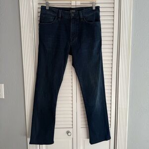 34 Heritage Jeans Mens Size 32 Dark Wash Slim Leg Denim